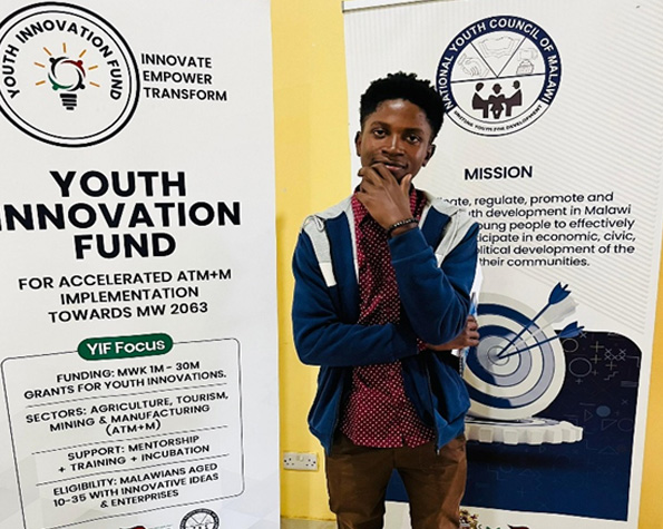 Thandizo Chunga, our Business Development Officer, participates in a capacity-building workshop for the Youth Innovation Fund
